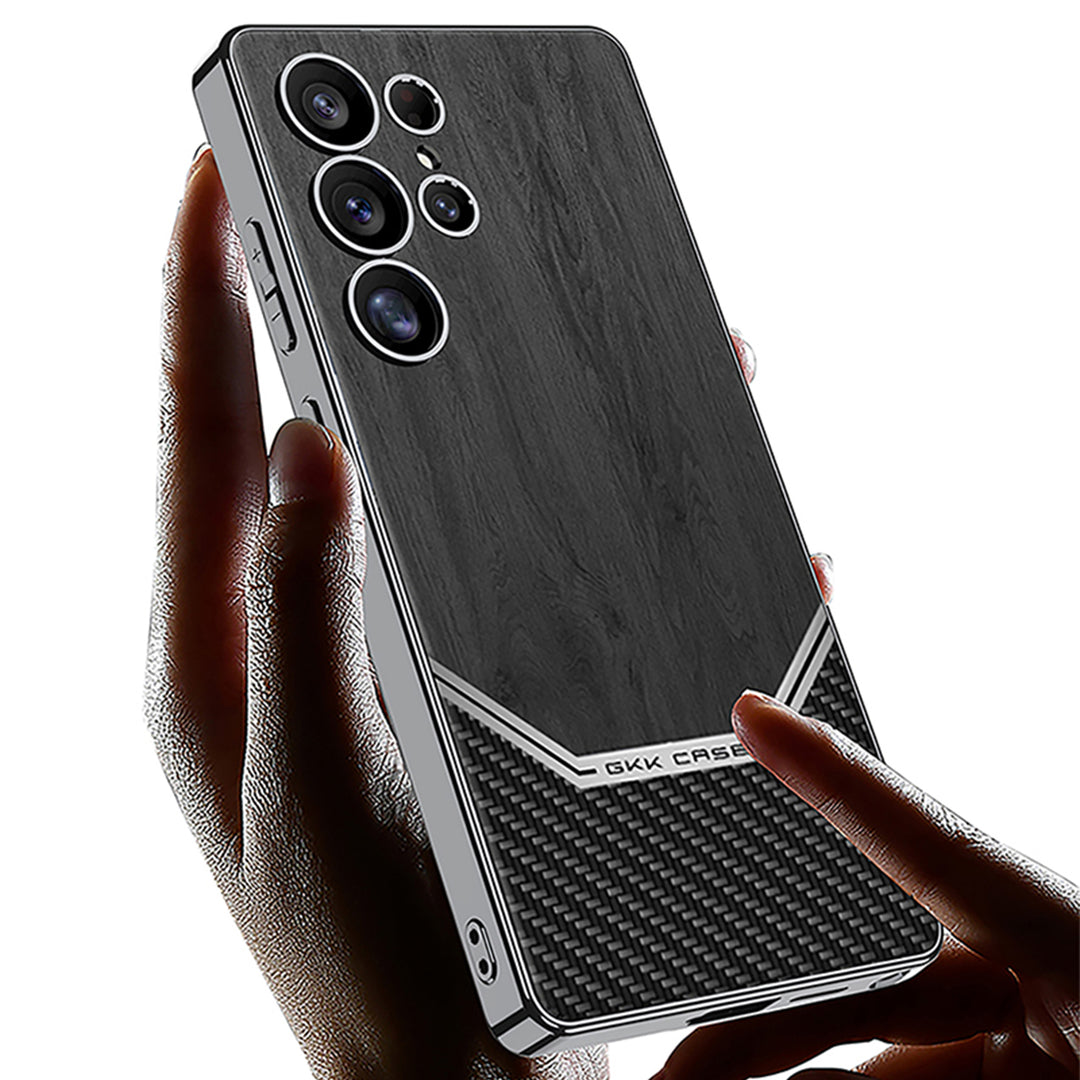 Samsung Galaxy S25 Ultra WoodFusion Carbon Case