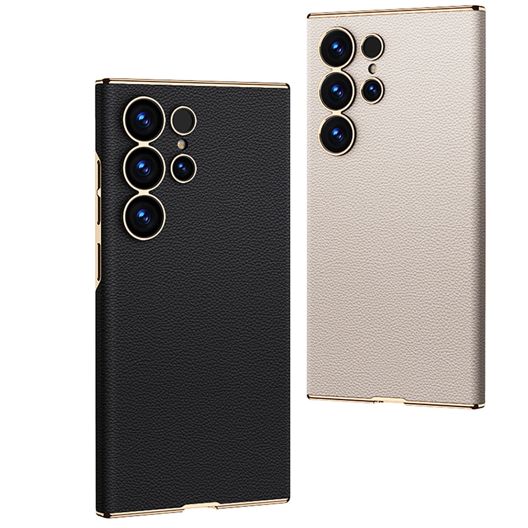 Samsung Galaxy S25 Ultra Chrome Edge Leather Case