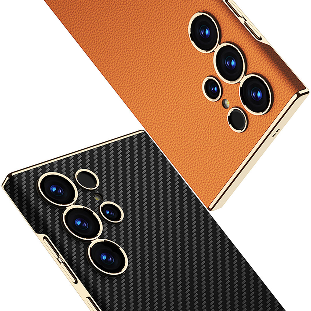 Samsung Galaxy S25 Ultra Chrome Edge Leather Case