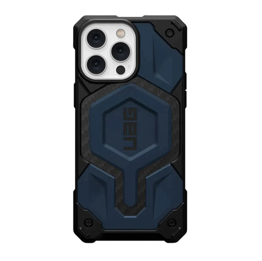 iPhone 15 Pro Max Monarch Pro Carbon Protective Case with Magsafe - Blue