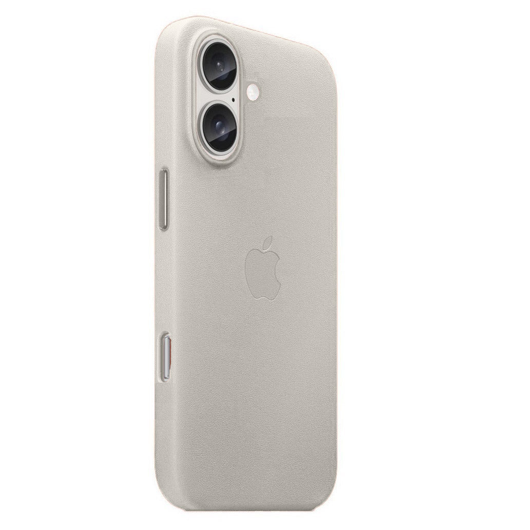 iPhone 17 Leather Case with MagSafe - Cream