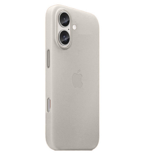 iPhone 17 Leather Case with MagSafe - Cream