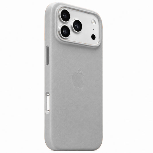 iPhone 17 Pro Max Leather Back Cover Case with MagSafe - White