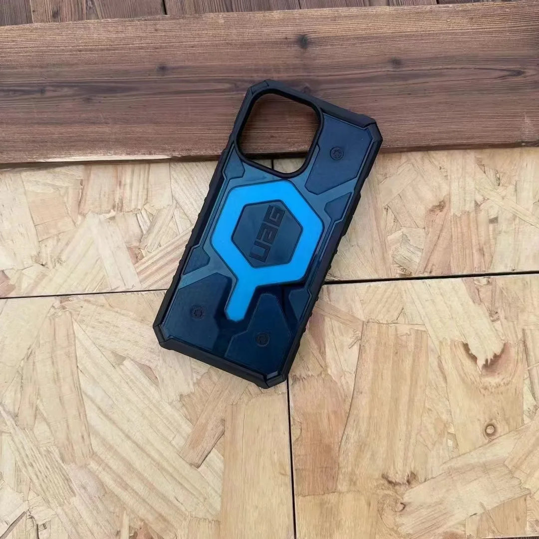 iPhone 15 Plus UAG Pathfinder Magsafe Matte Smoke Case – CASESILY