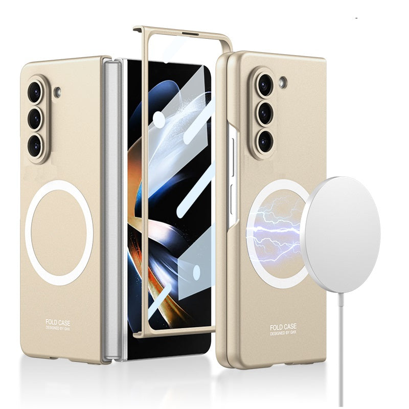 Samsung Galaxy Z Fold 5 Ultra Thin Matte Finish Case with Magsafe - Gold
