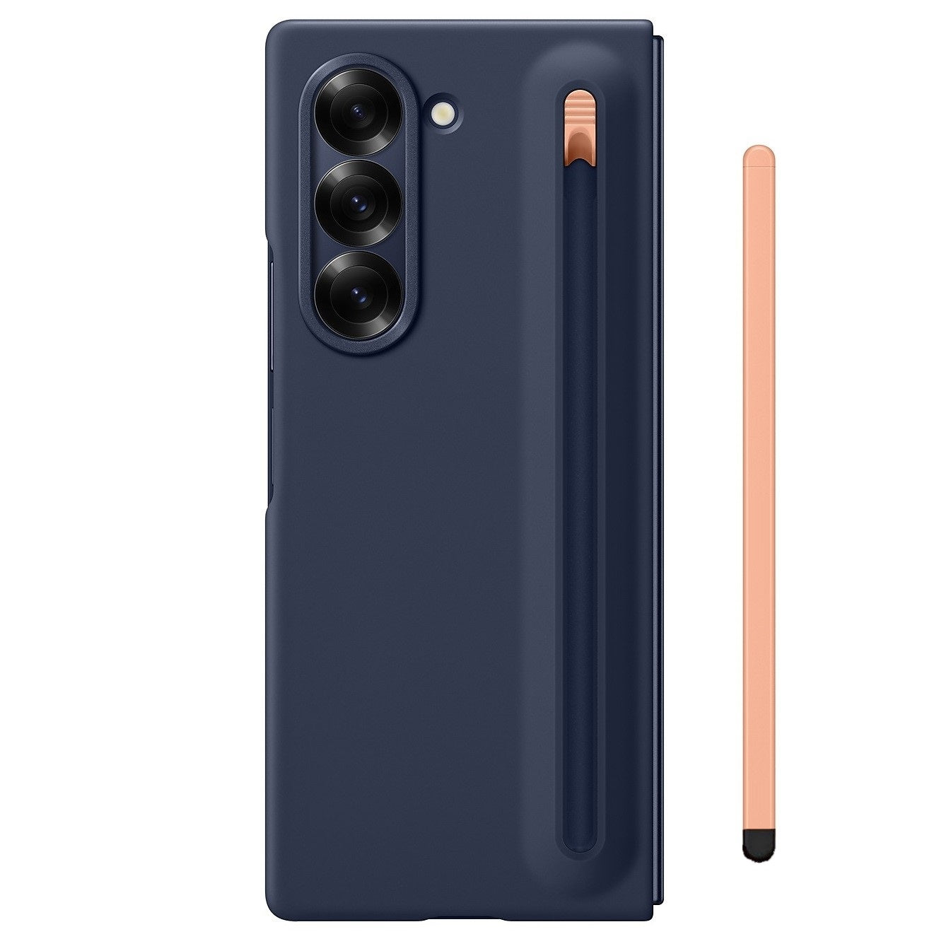 Samsung Galaxy Z Fold7 Slim Skin Feel S Pen Case with Stylus - Blue