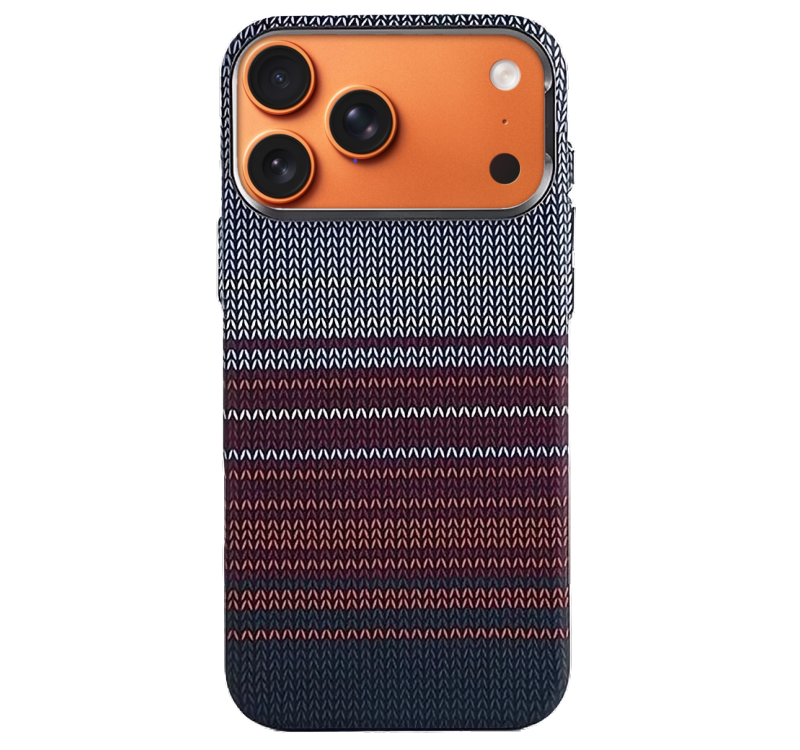 iPhone 17 Pro 0.8mm Ultrathin Carbon Fiber Texture Case with Magsafe - Blue