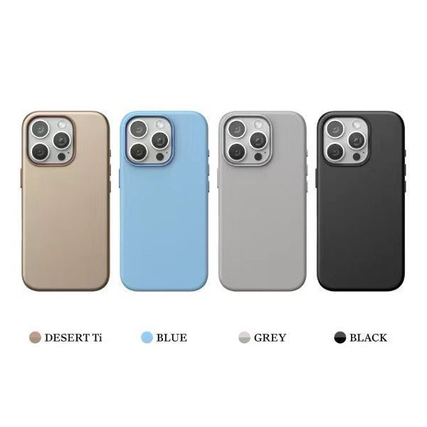 iPhone 16 Pro Max Business Series Genuine Leather Case with Magsafe - Black