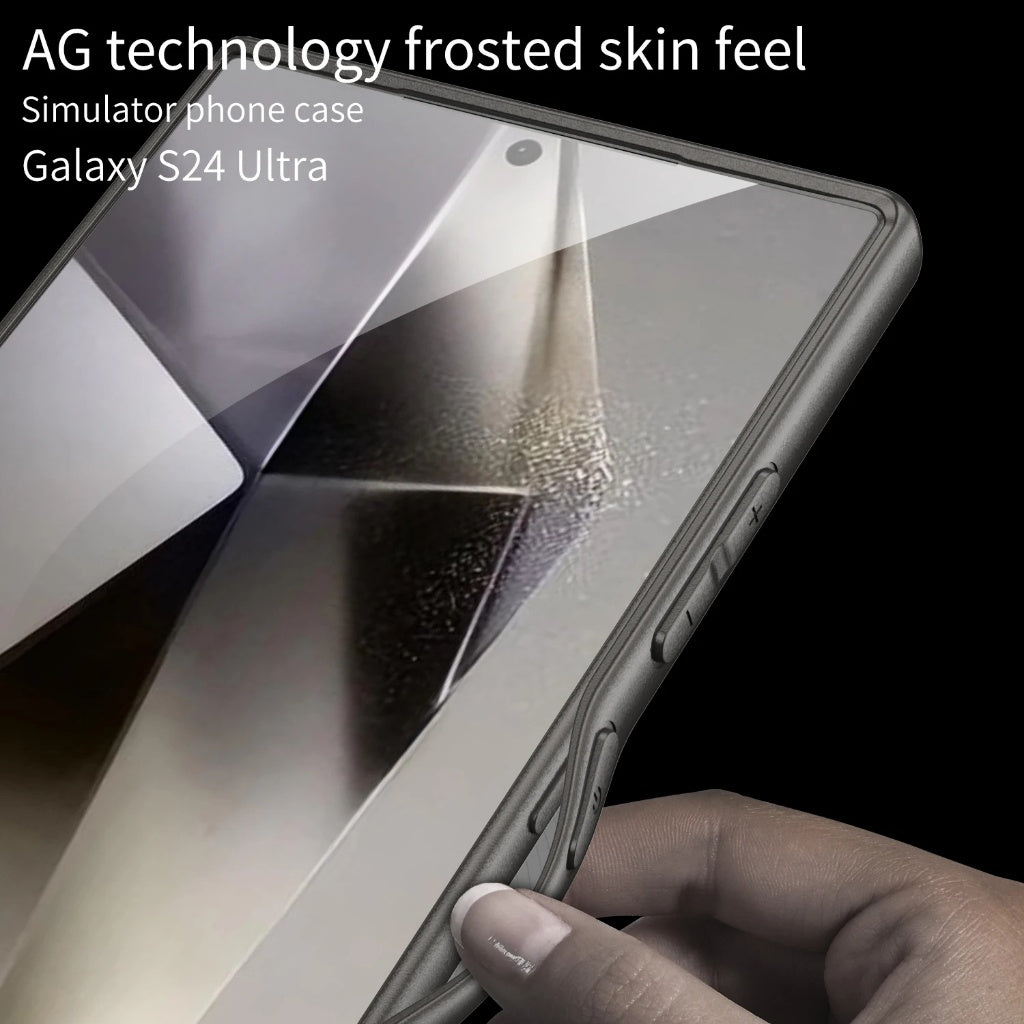 Samsung Galaxy S24 Ultra GKK Soft Sleek Matte PC Skin Feel Case - Titanium