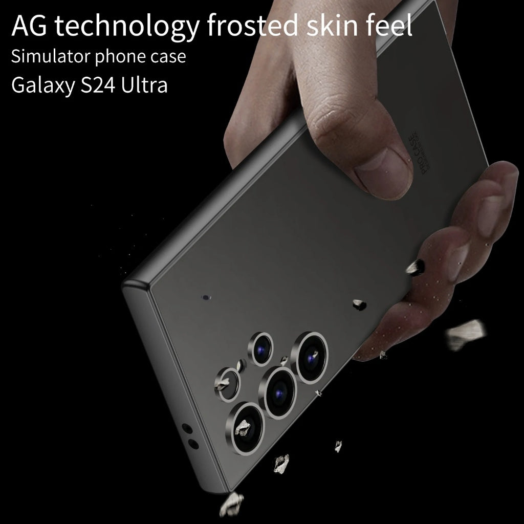 Samsung Galaxy S24 Ultra GKK Soft Sleek Matte PC Skin Feel Case - Titanium