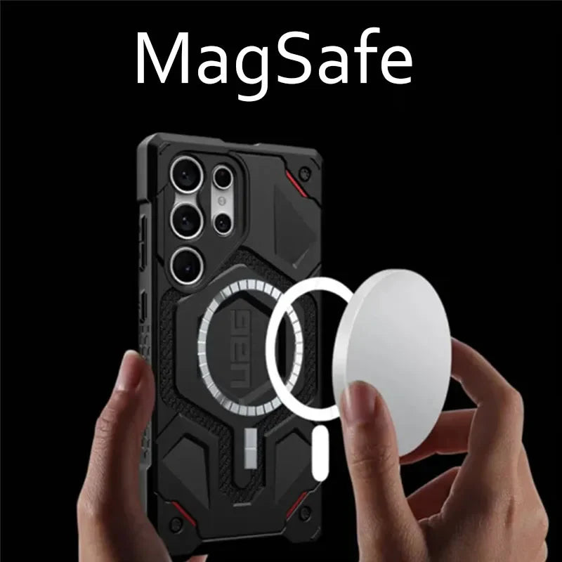 UAG Monach Pro Kevlar Armor Magsafe Case for Samsung Galaxy S23 Ultra - Red