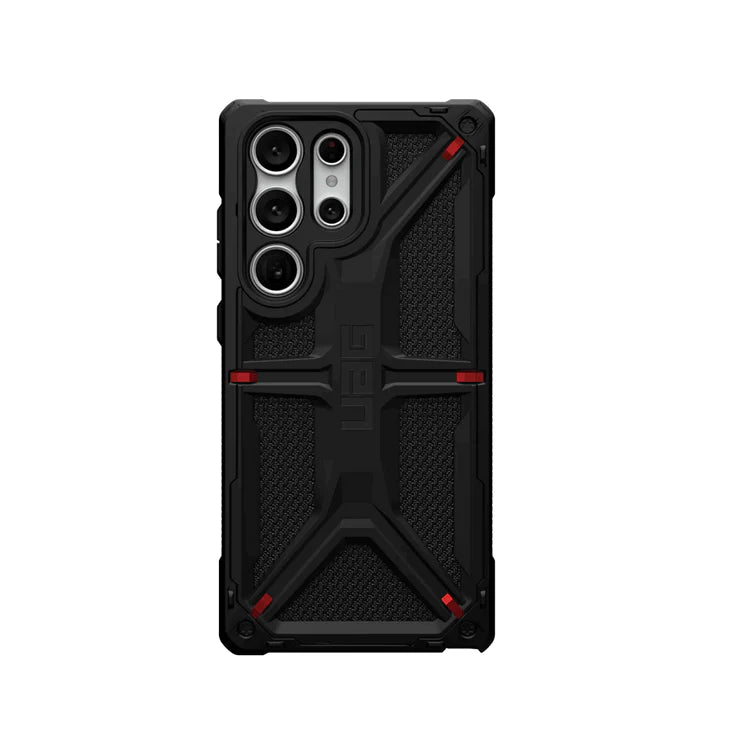 Samsung Galaxy S23 Ultra Monarch Rugged Heavy Duty Kevlar Protective Case - Black