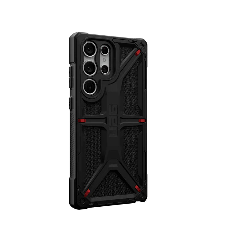 Samsung Galaxy S23 Ultra Monarch Rugged Heavy Duty Kevlar Protective Case - Black