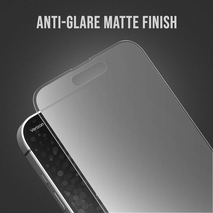 iPhone 14 Anti Glare Matte Finish Tempered Glass - Anti Fingerprint
