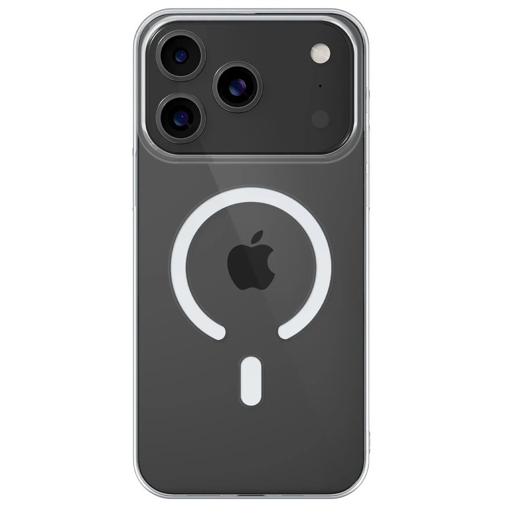 iPhone 17 Pro Max Cristal Clear Magsafe Case with IC Animation - Transparent
