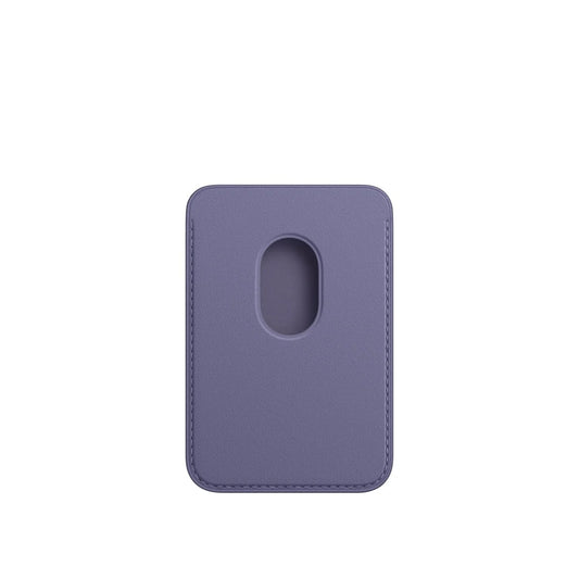 Leather MagSafe Wallet – Slim Magnetic Card Holder for iPhone - Wistaria