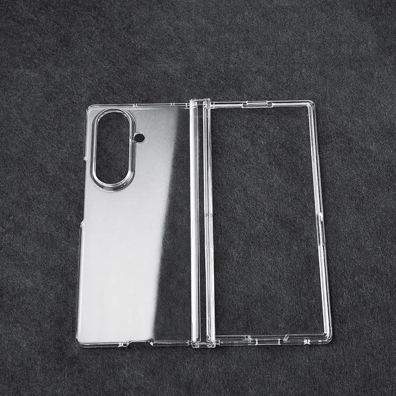 Samsung Galaxy Z Fold7 Thin & Light Crystal Clear Hinge Protection Case - Transparent