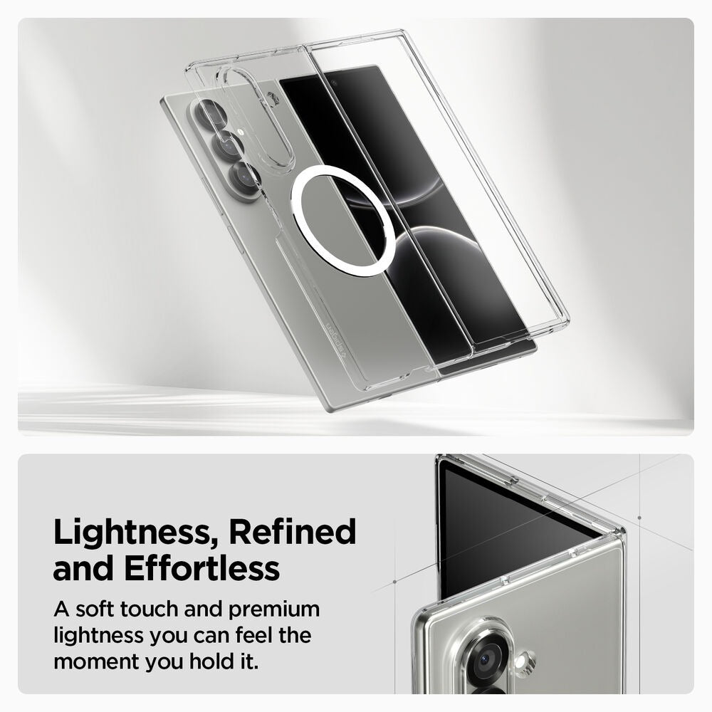Samsung Galaxy Z Fold7 Cristal Clear Magnetic Magsafe Case - Transparent