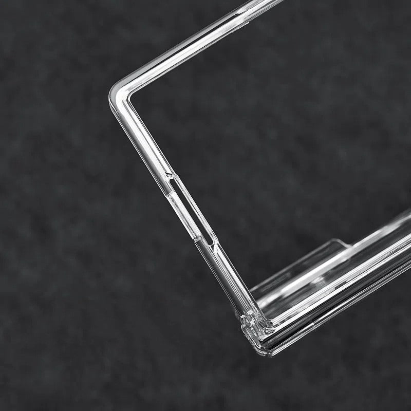 Samsung Galaxy Z Fold7 Thin & Light Crystal Clear Hinge Protection Case - Transparent