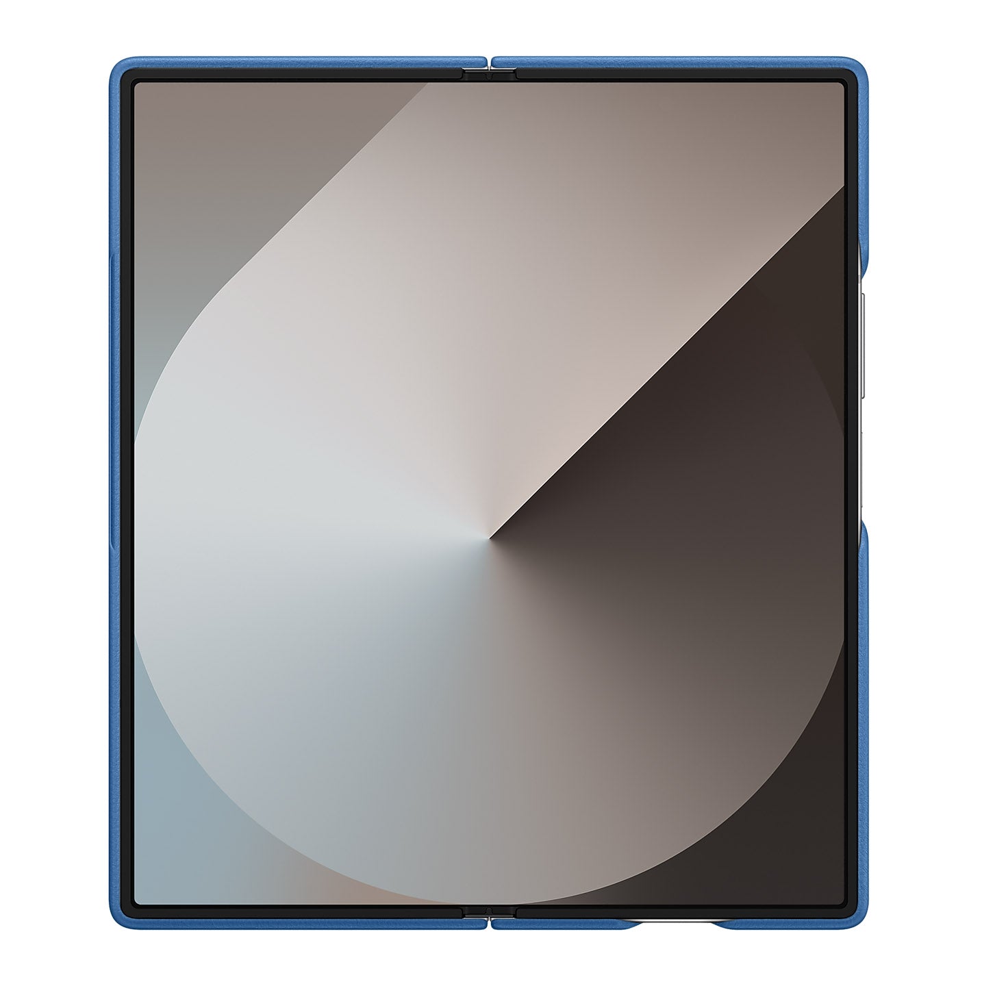 Samsung Galaxy Z Fold 7 Leather Case Protection Protective Shell Case Cover - Blue