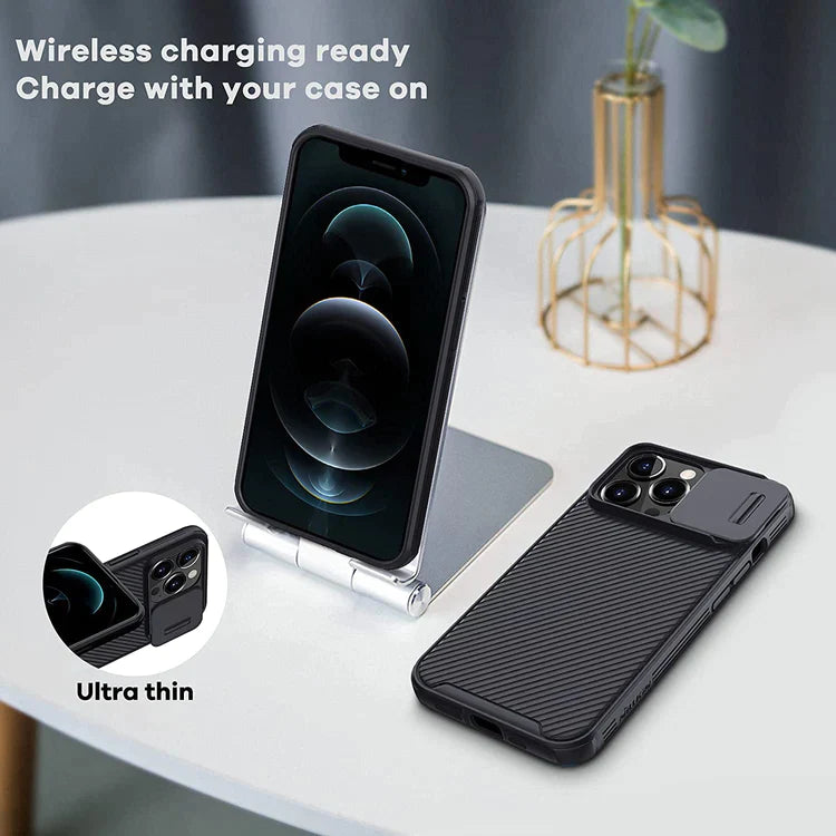 iPhone 14 Pro Max Cam Shield Shutter Camera Protection Back Cover Case
