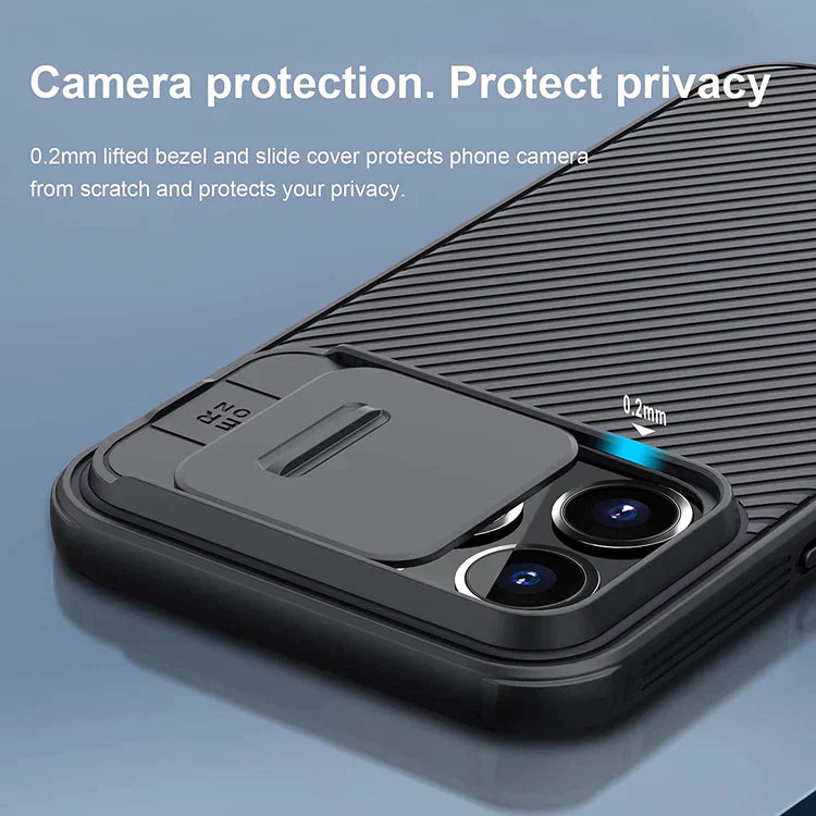 iPhone 14 Pro Max Cam Shield Shutter Camera Protection Back Cover Case
