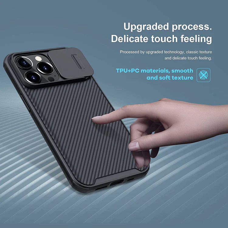 iPhone 14 Pro Max Cam Shield Shutter Camera Protection Back Cover Case