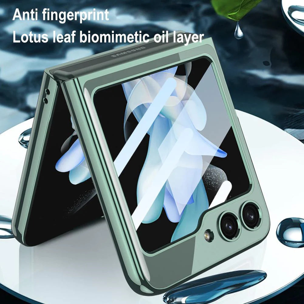 Samsung Galaxy Z Flip 5 Ultra-Thin Protective Chrome Series Case-Green