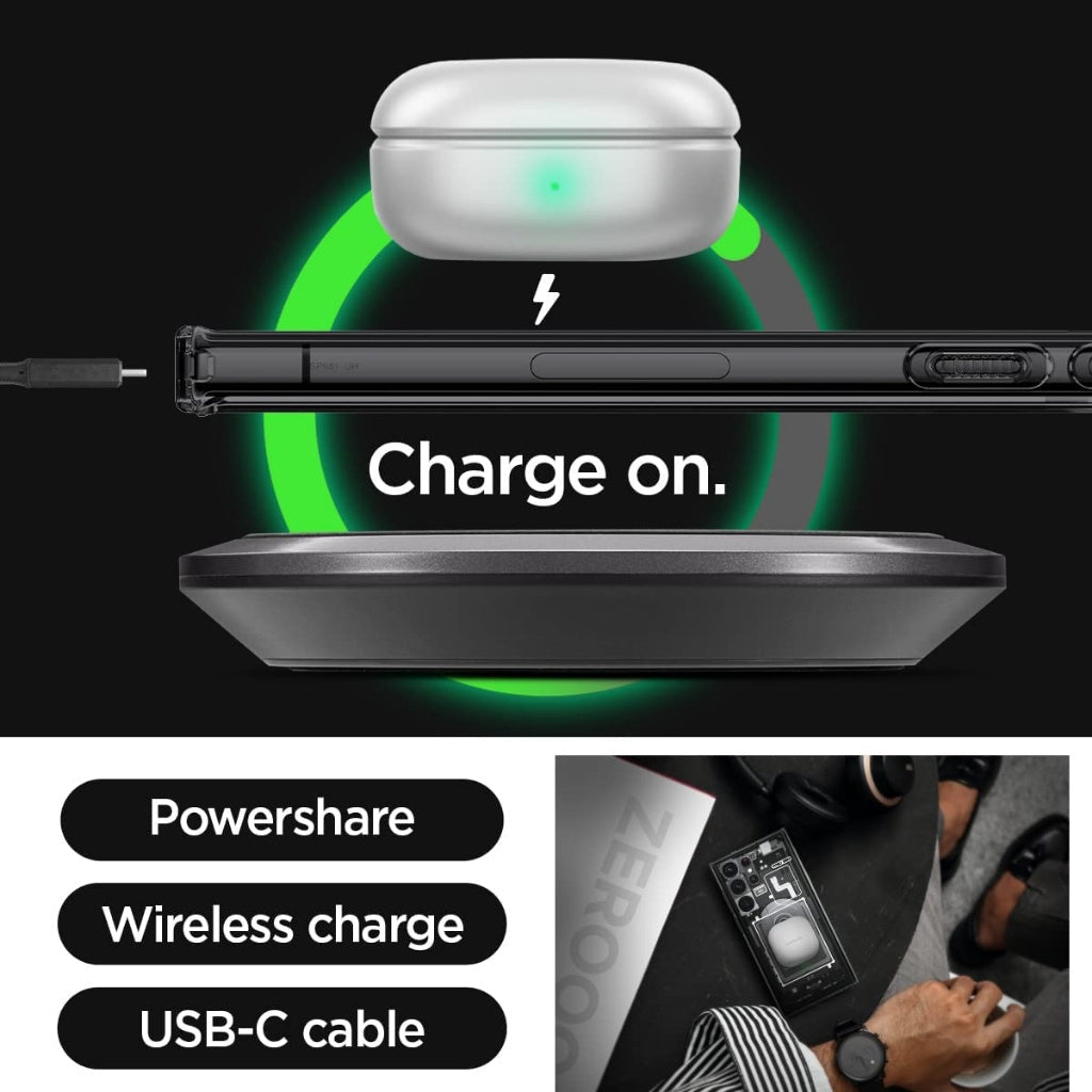 Samsung Galaxy S22 Ultra Zero One Hybrid Shockproof Case with Magsafe - Black
