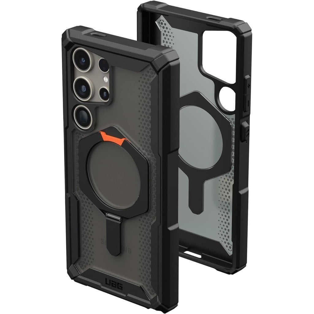 Samsung Galaxy S24 Ultra UAG Plasma XTE with MagSafe & Metal Kickstand - Ash Black