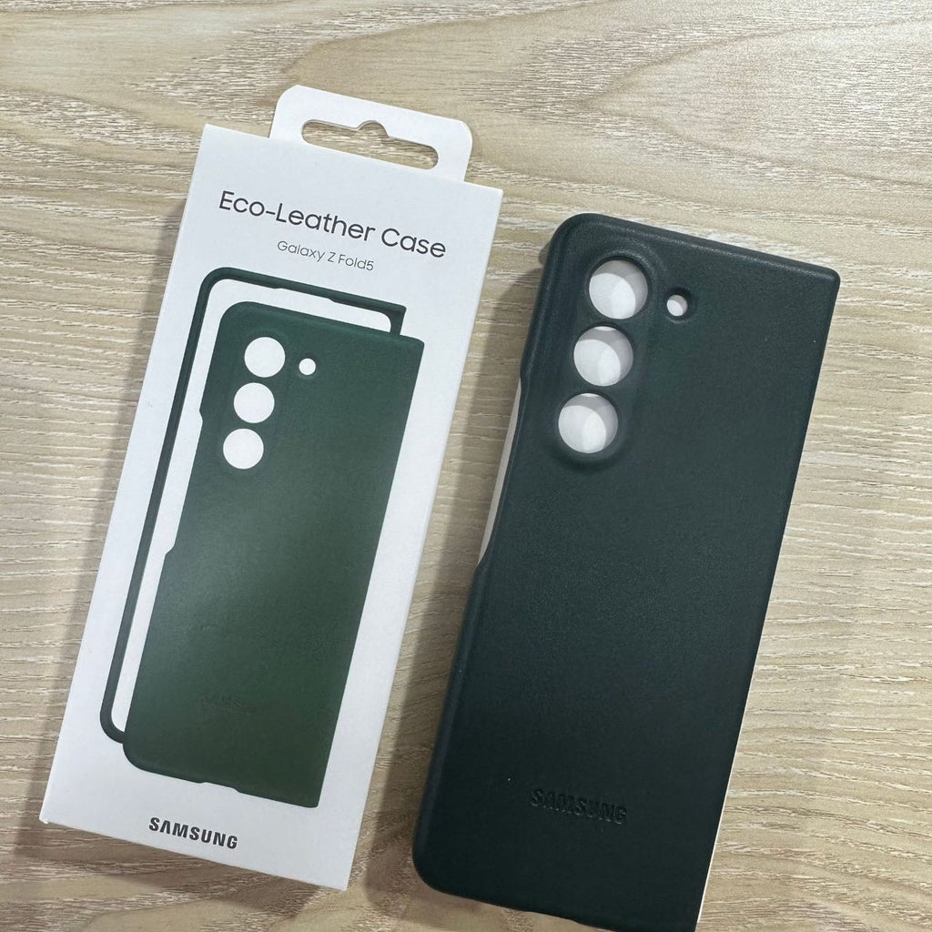 Samsung Galaxy Z Fold 5 Eco Leather Slim Fit Case - Green