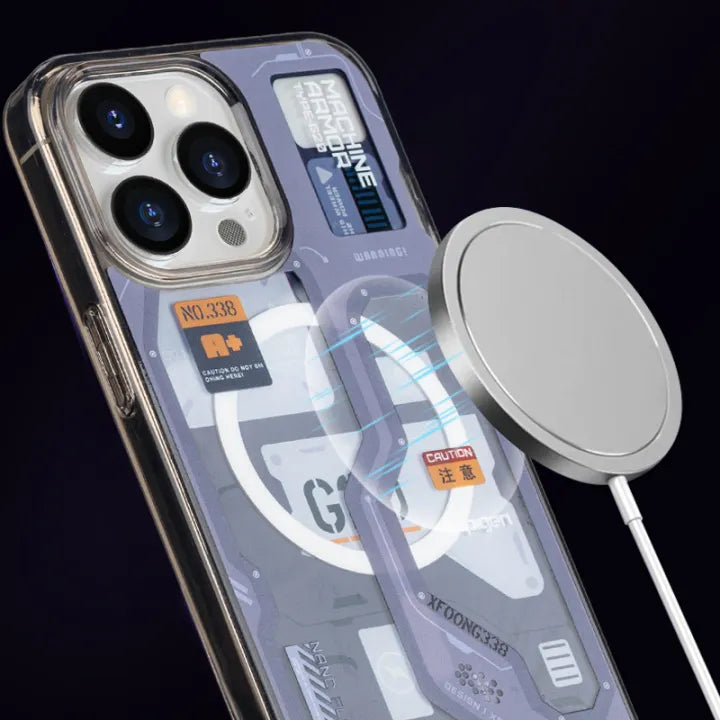 iPhone 15 Pro Max Ultra Hybrid G20 Machine Series MagSafe Case