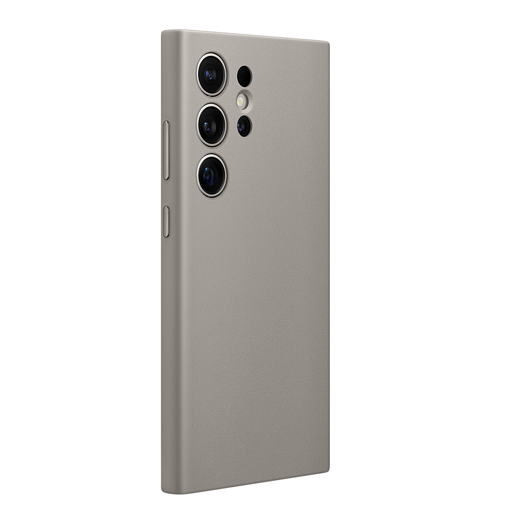 Samsung Galaxy S24 Ultra Vegan Leather Case Slim Profile - Taupe