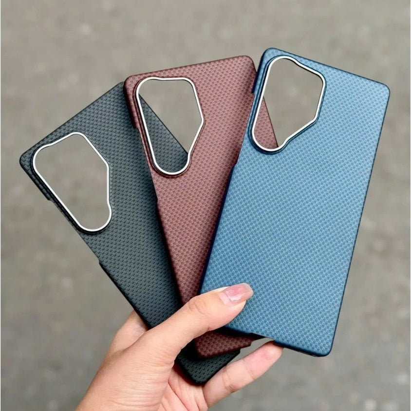 Samsung Galaxy S25 Ultra X-Level Ultathin 0.5mm Carbon Fiber Pattern Case with Magsafe - Blue