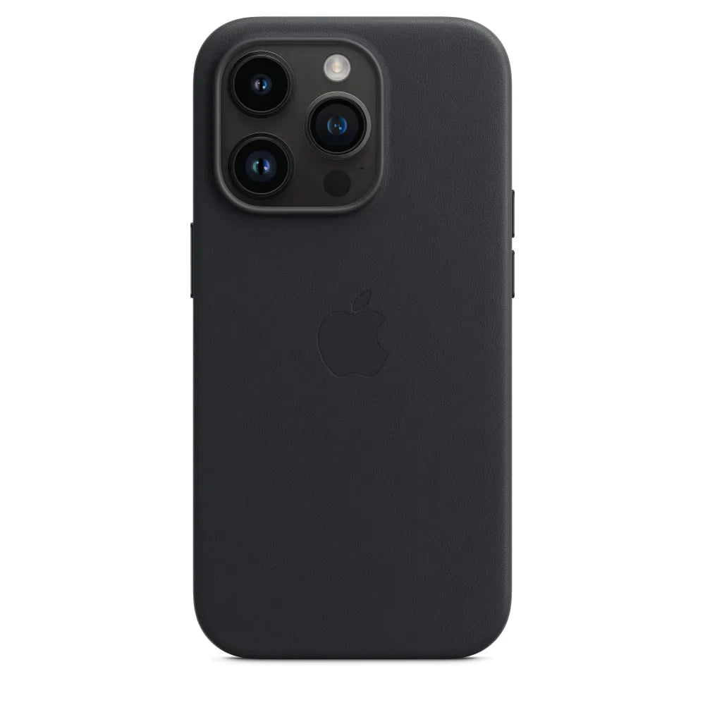 iPhone 13 Pro Max Leather Case - Black