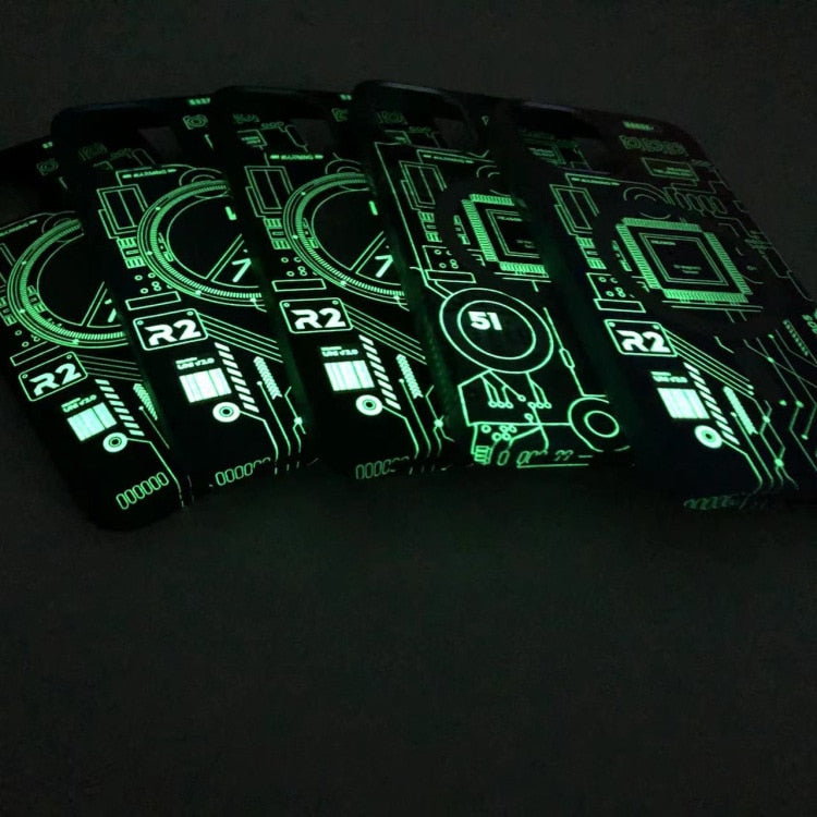 iPhone 14 Pro Max Luminous Radium Back Cover Case with Magsafe