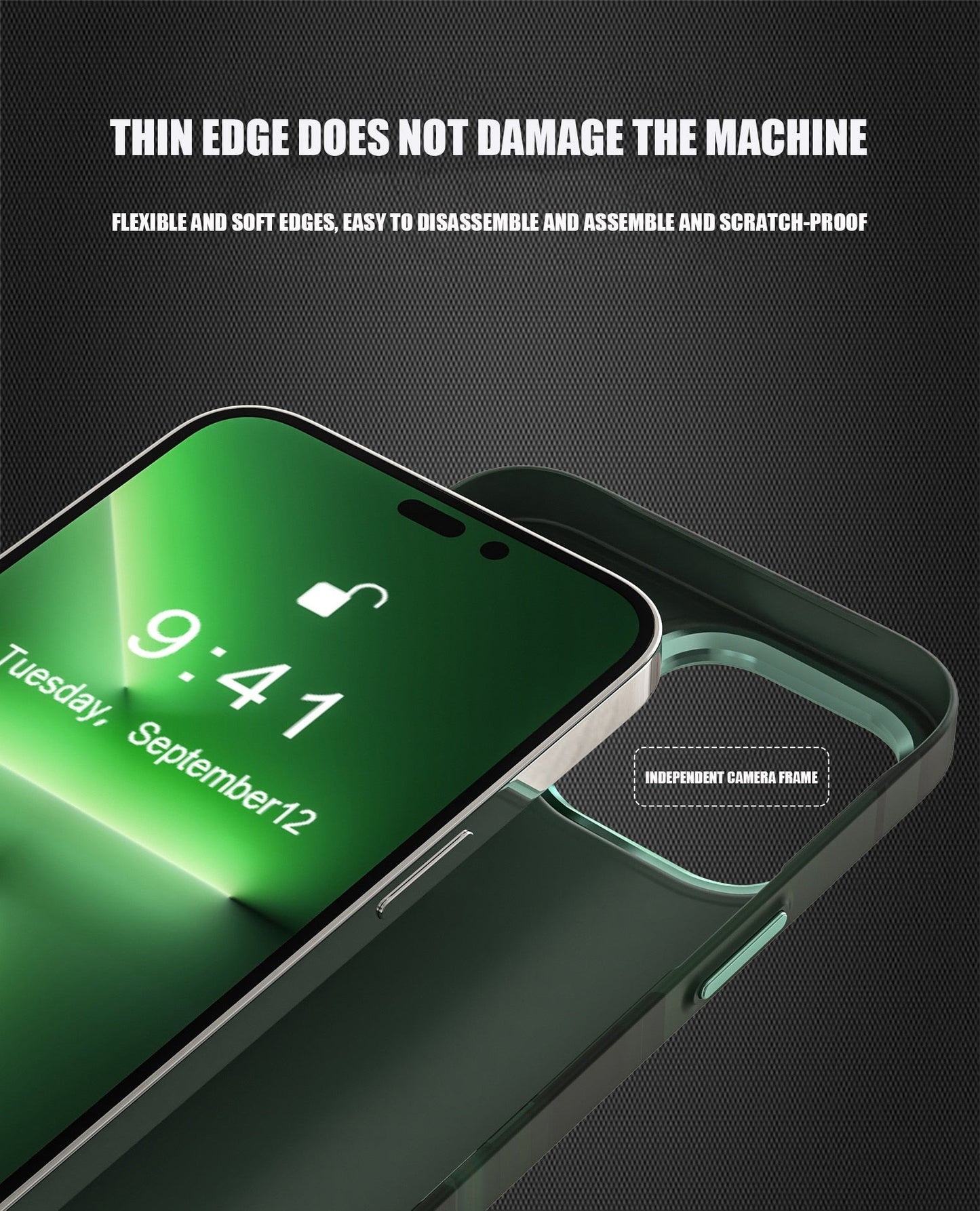 iPhone 14 Pro Max Luminous Radium Back Cover Case with Magsafe