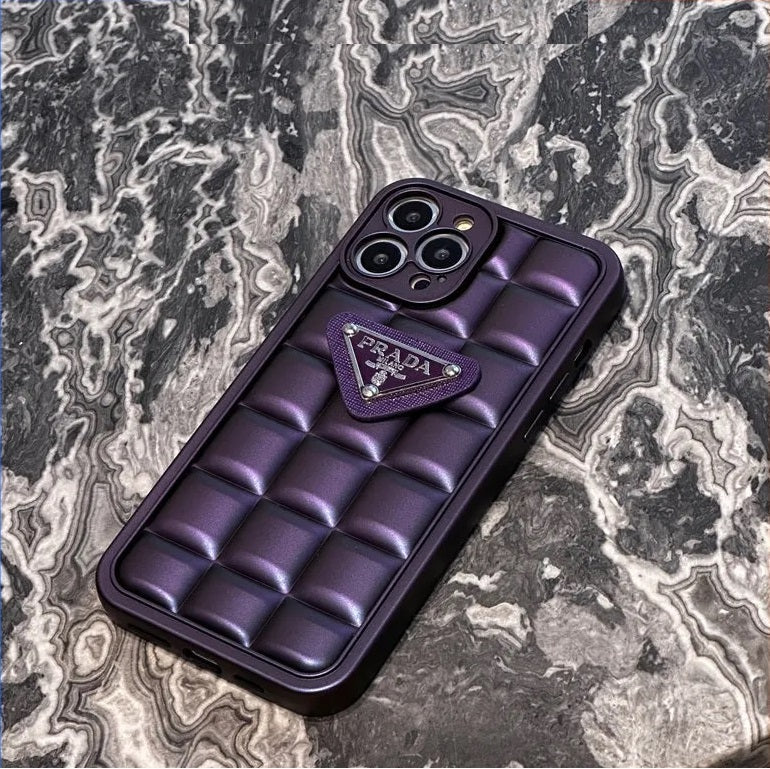 iPhone 14 Pro Luxury Premium Look Prada Soft Case – CASESILY