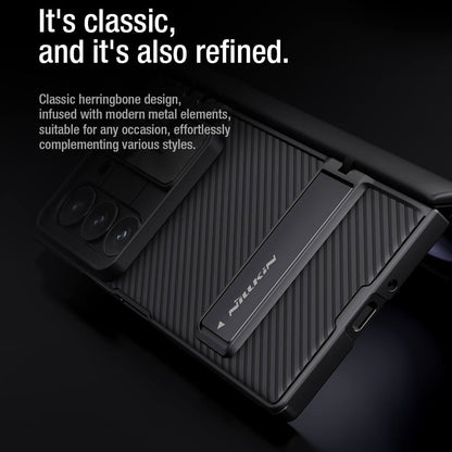 Samsung Galaxy Z Fold6 Nillkin Cam-Shield Pro Case with Kickstand - Black
