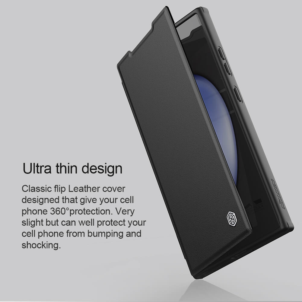 Nillkin Qin Prop Leather Case for Samsung Galaxy S24 Ultra