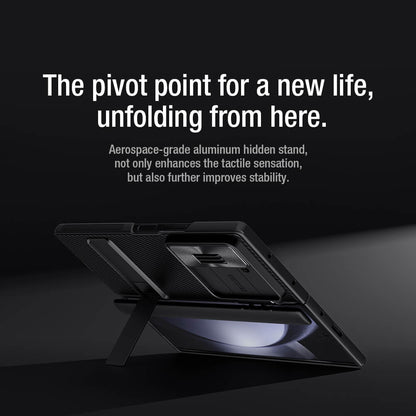 Samsung Galaxy Z Fold6 Nillkin Cam-Shield Pro Case with Kickstand - Black