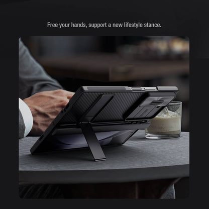 Samsung Galaxy Z Fold6 Nillkin Cam-Shield Pro Case with Kickstand - Black