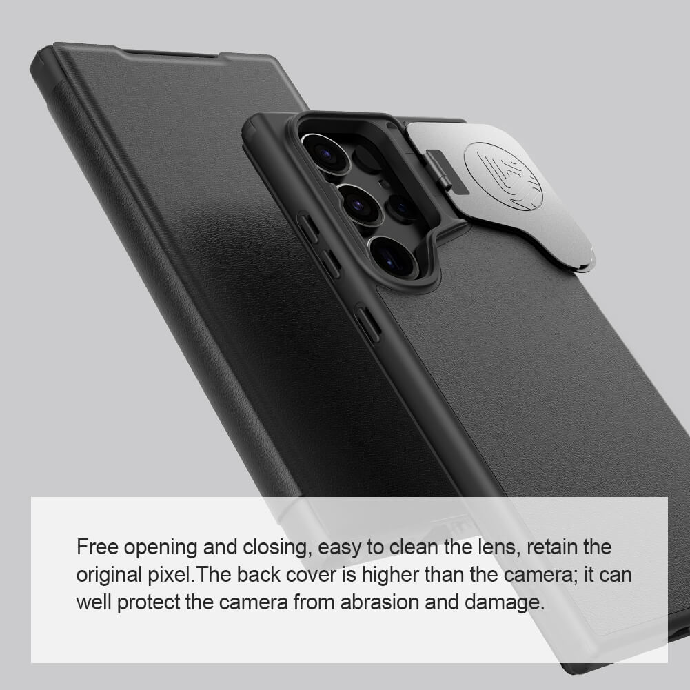Nillkin Qin Prop Leather Case for Samsung Galaxy S24 Ultra