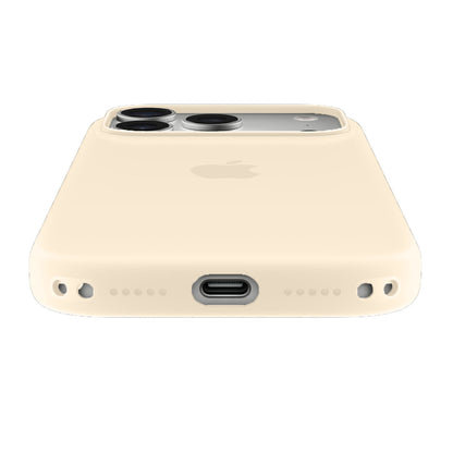iPhone 18 Pro Silicone Back Cover Case with MagSafe - Vanilla