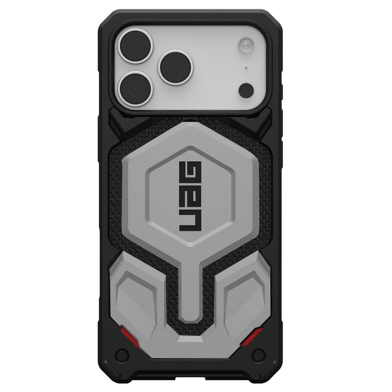 iPhone 17 Pro Monarch Pro Kevlar Protective Heavy Duty Shockproof Case - Silver