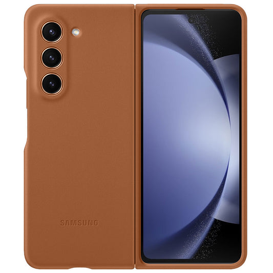 Samsung Galaxy Z Fold 5 Eco Leather Slim Fit Case - Brown