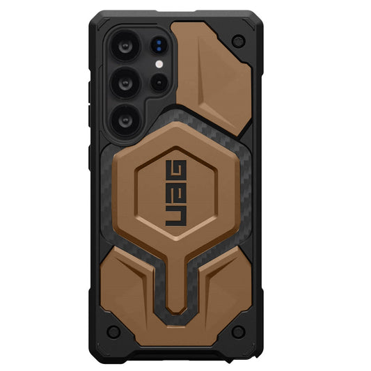 Samsung Galaxy S25 Ultra UAG Monarch Pro Carbon Protective Case with MagSafe - Gold