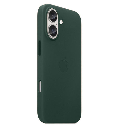 Apple iPhone 16 Leather Back Cover Case with MagSafe - Green