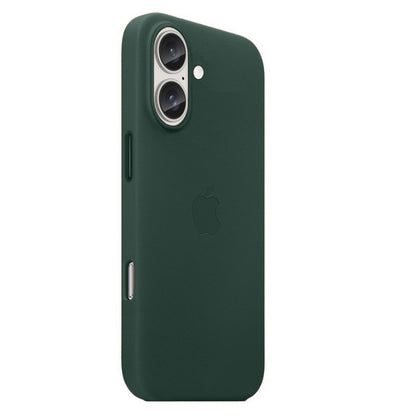 Apple iPhone 16 Plus Leather Back Cover Case - Green
