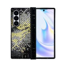 Samsung Galaxy Z Fold 6 Santa Barbara Sagar Series Leather Protective Shell with Hinge Protection